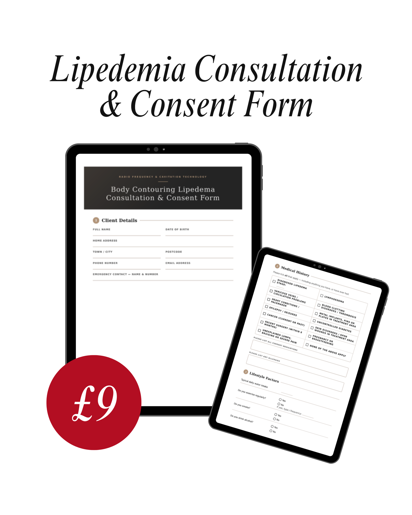 Body Contouring Lipedema Consultation & Consent Form
